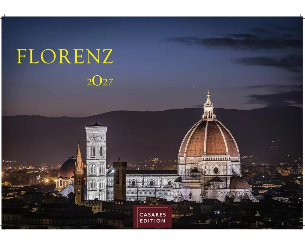 Florenz Kalender 2027 - Wandkalender | Fotokalender Italien 35x50cm Toskana Flair für Ihr Zuhause | Hochwertiger . mit 12 atemberaubenden Motiven