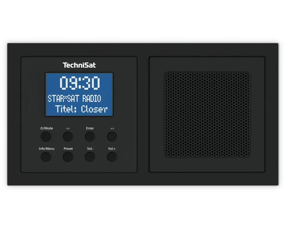 Technisat DAB+ Radio DigitRadio Up 1 Schwarz