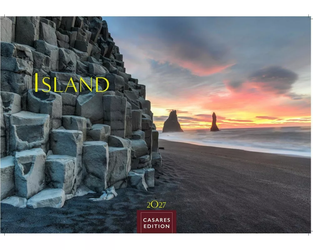 Island Kalender 2027 - Wandkalender | Fotokalender Naturkalender 35x50cm Grosses Format - Hochwertiger . mit atemberaubenden Island-Landschaften