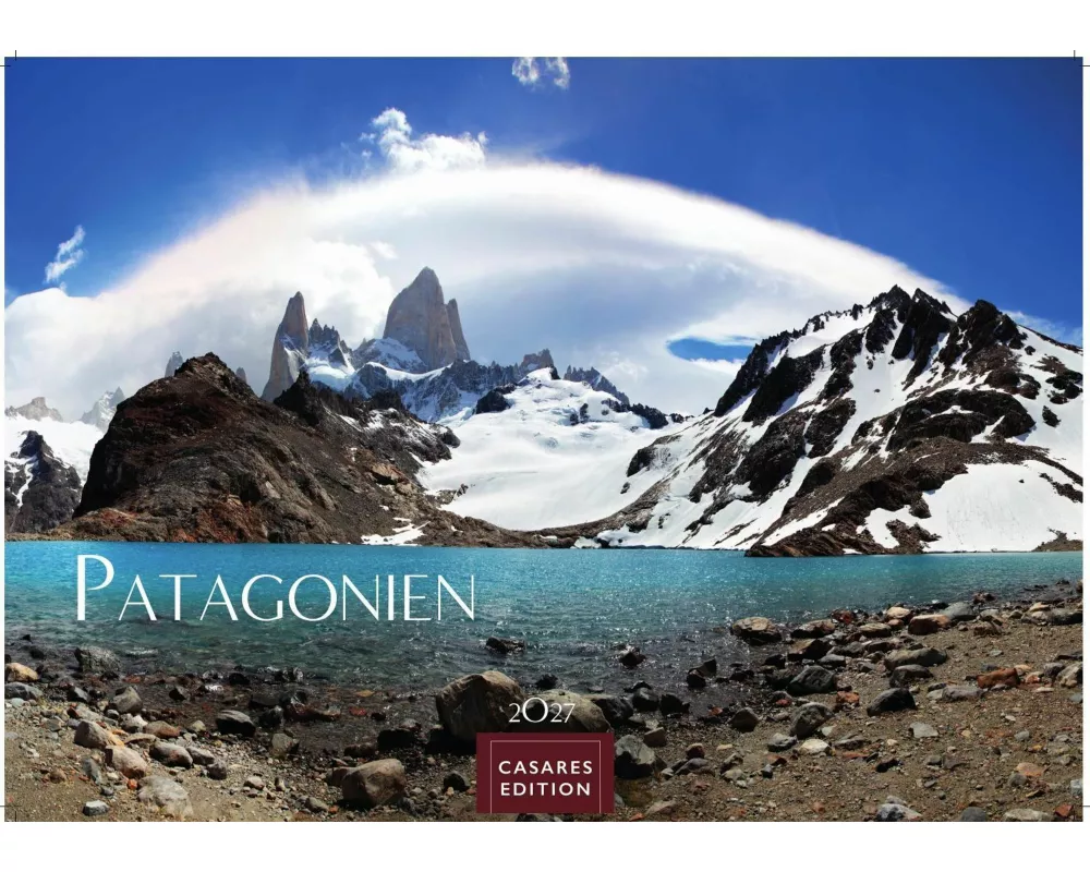 Patagonien Kalender 2027 - Wandkalender | Fotokalender Südamerika 35x50cm - mit beeindruckenden Fotos von Gletschern, Bergen & Wildnis, ideal als Gesc