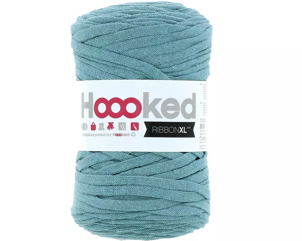 Hoooked Wolle Ribbon XL 250 g, Türkis