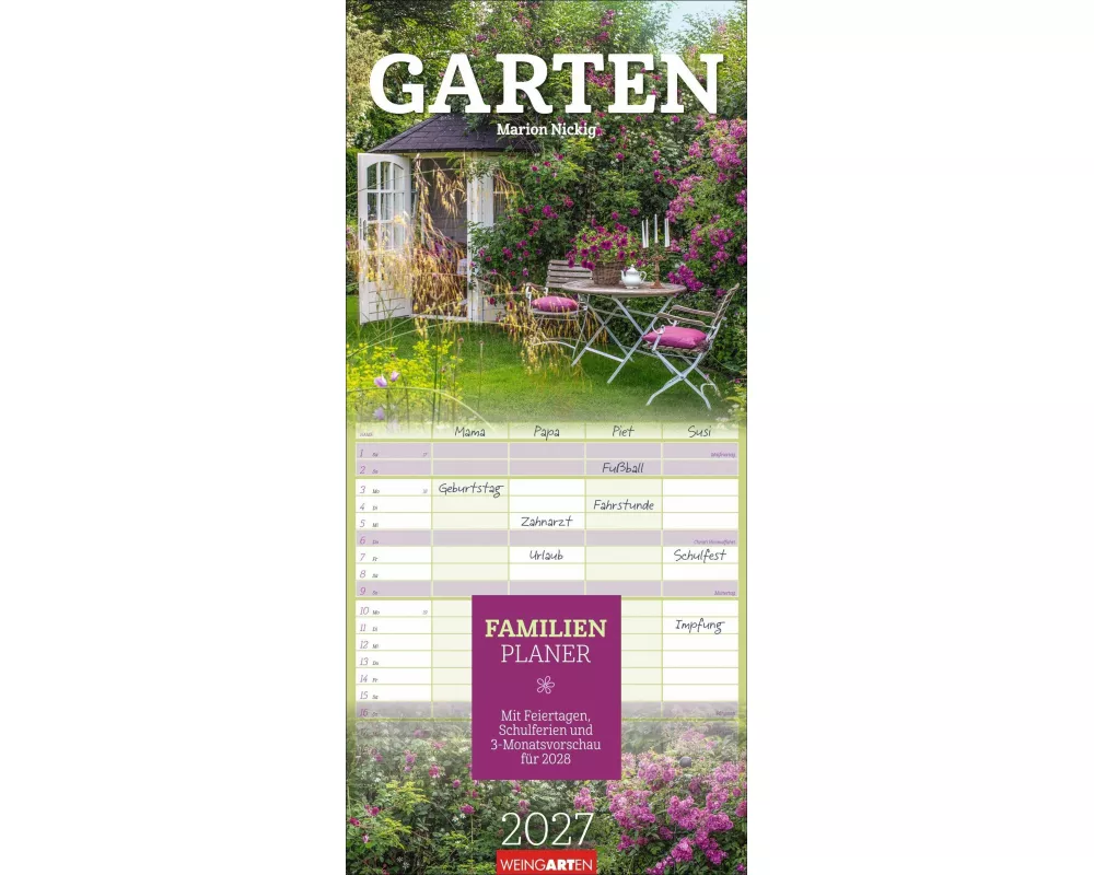 Garten Familienplaner 2027