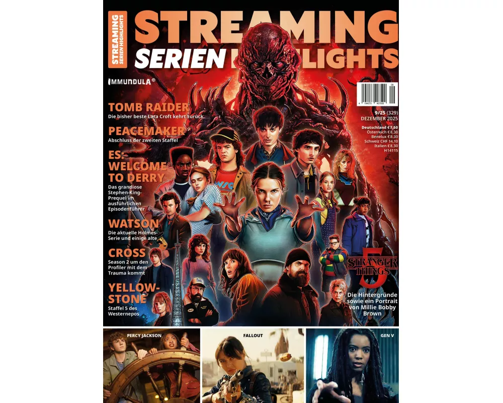 STREAMING SERIEN HIGHLIGHTS. Ausgabe Dezember 2025 (#329)