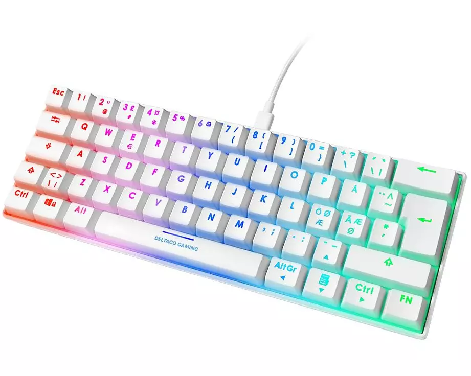 DELTACO Gaming-Tastatur GAM-075-W