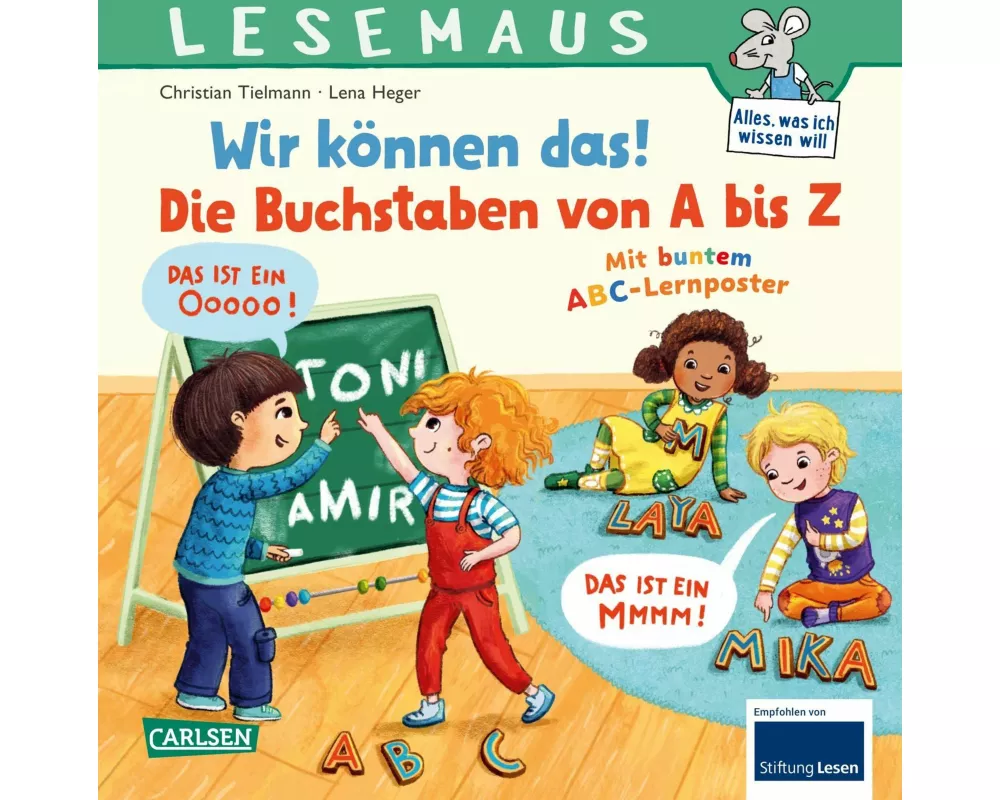 LESEMAUS 125: Wir können das! Die Buchstaben von A bis Z
