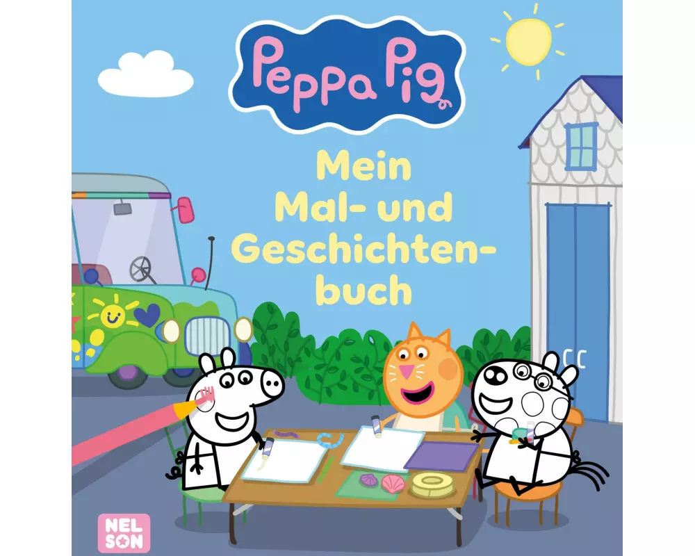 Peppa Wutz Ausmalbilder: Peppa Pig: Mein Mal- und Geschichtenbuch