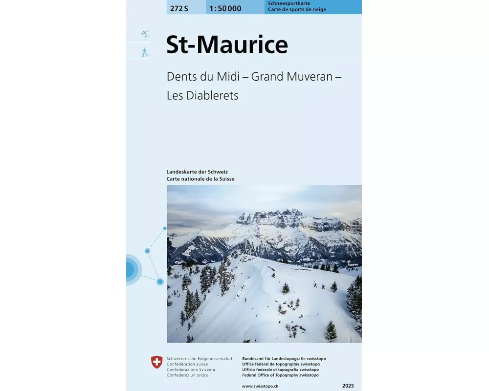 272S St-Maurice Schneesportkarte