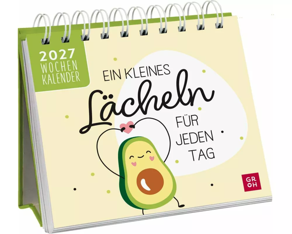 Mini-Wochenkalender 2027: Ein kleines Lächeln für jeden Tag