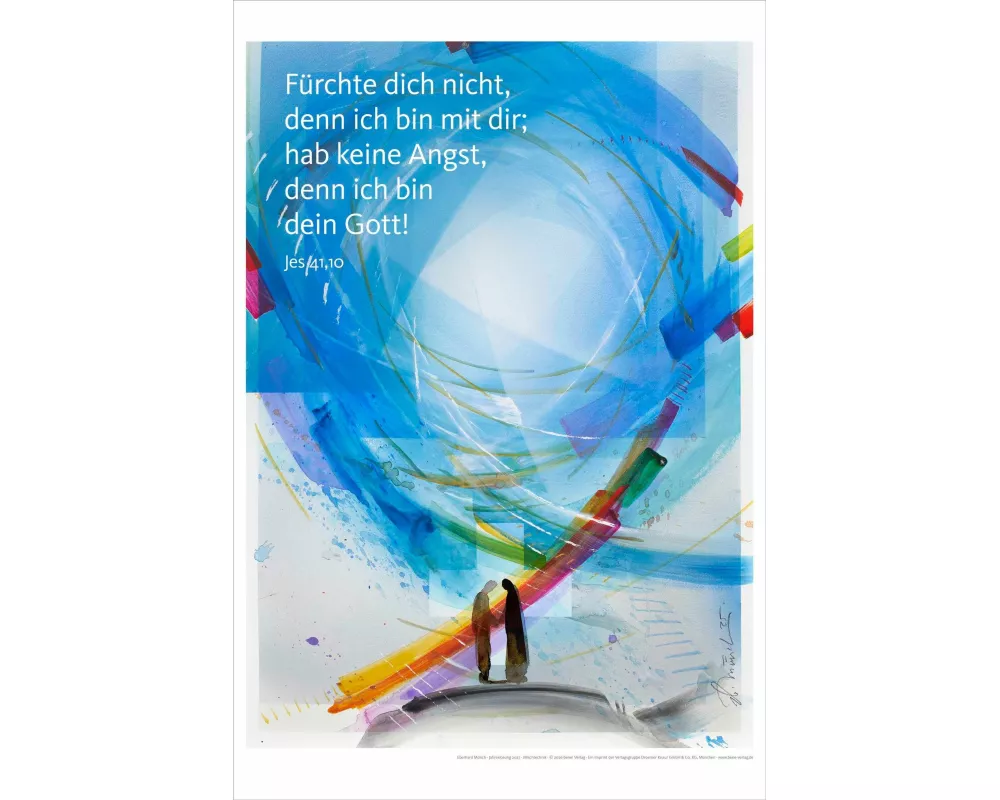Jahreslosung Eberhard Münch 2027, Kunstdruck 40 x 60 cm