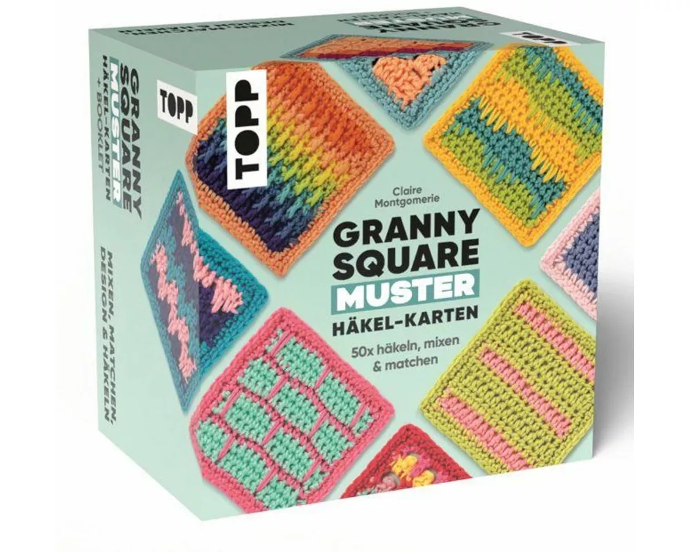 Granny Square Muster Häkel-Karten (Deutsche Ausgabe)