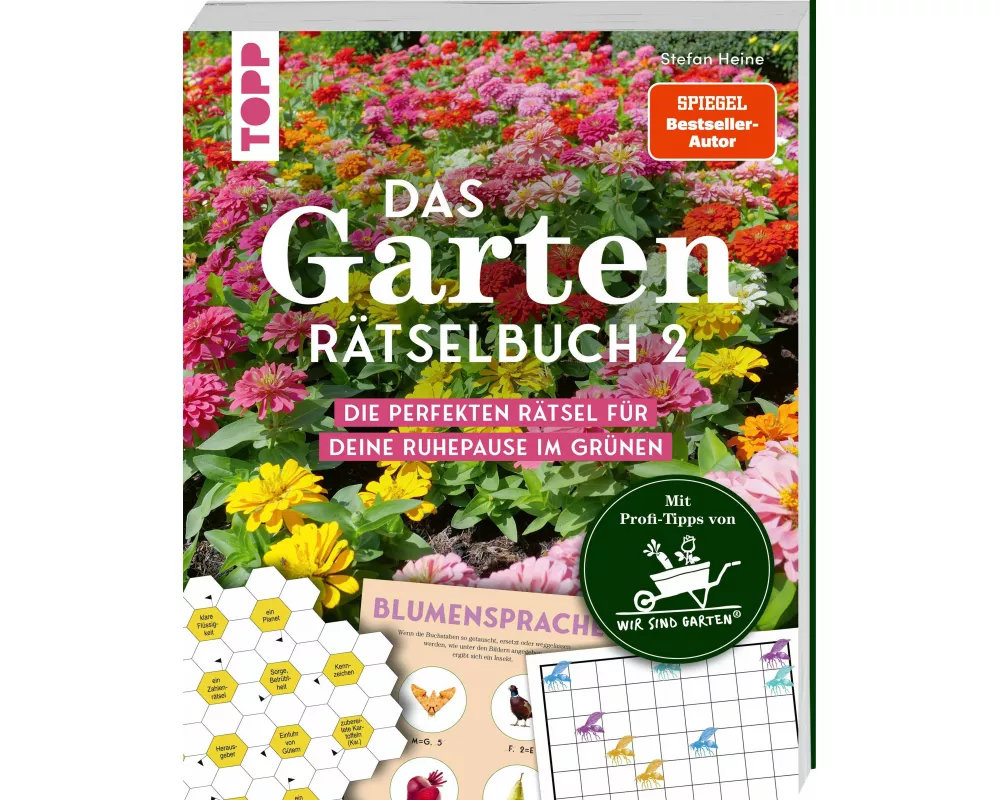 Das Garten-Rätselbuch 2 – Mit Profi-Tipps von „Wir sind Garten“
