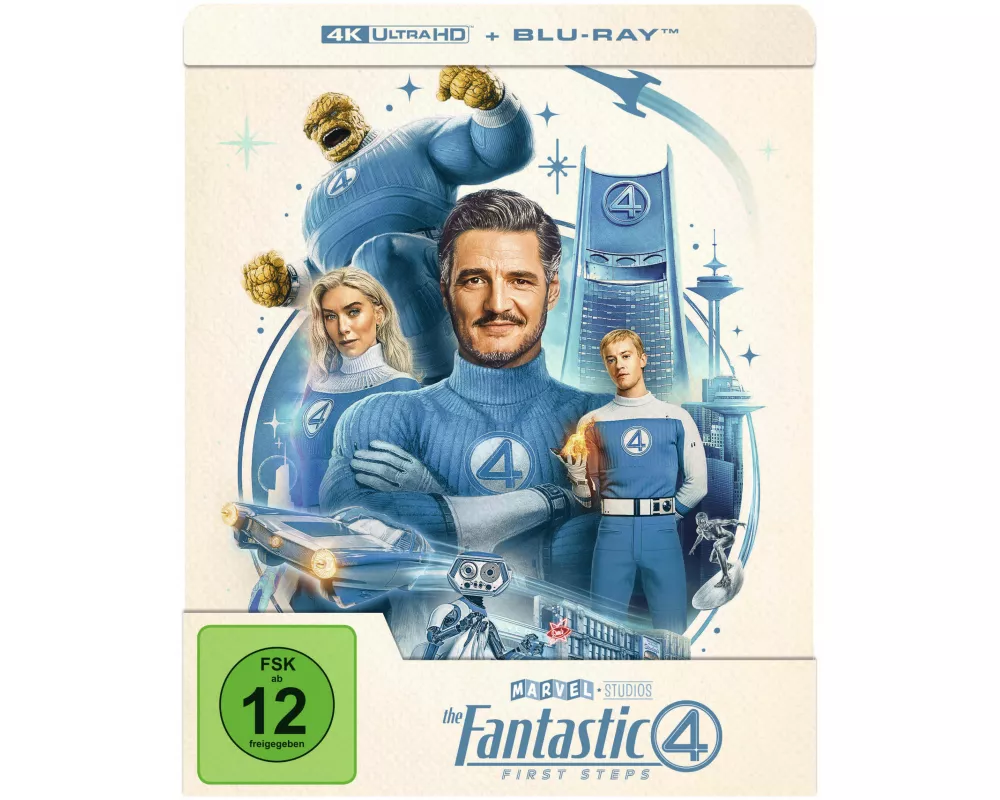 The Fantastic Four: First Steps UHD + Blu-ray (Limited Steelbook)