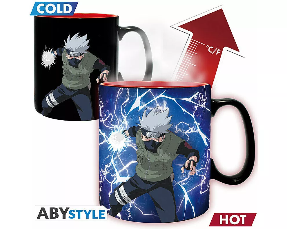 NARUTO SHIPPUDEN - Mug HeatChange -460ml- Kakashi/Itachi -cardboard