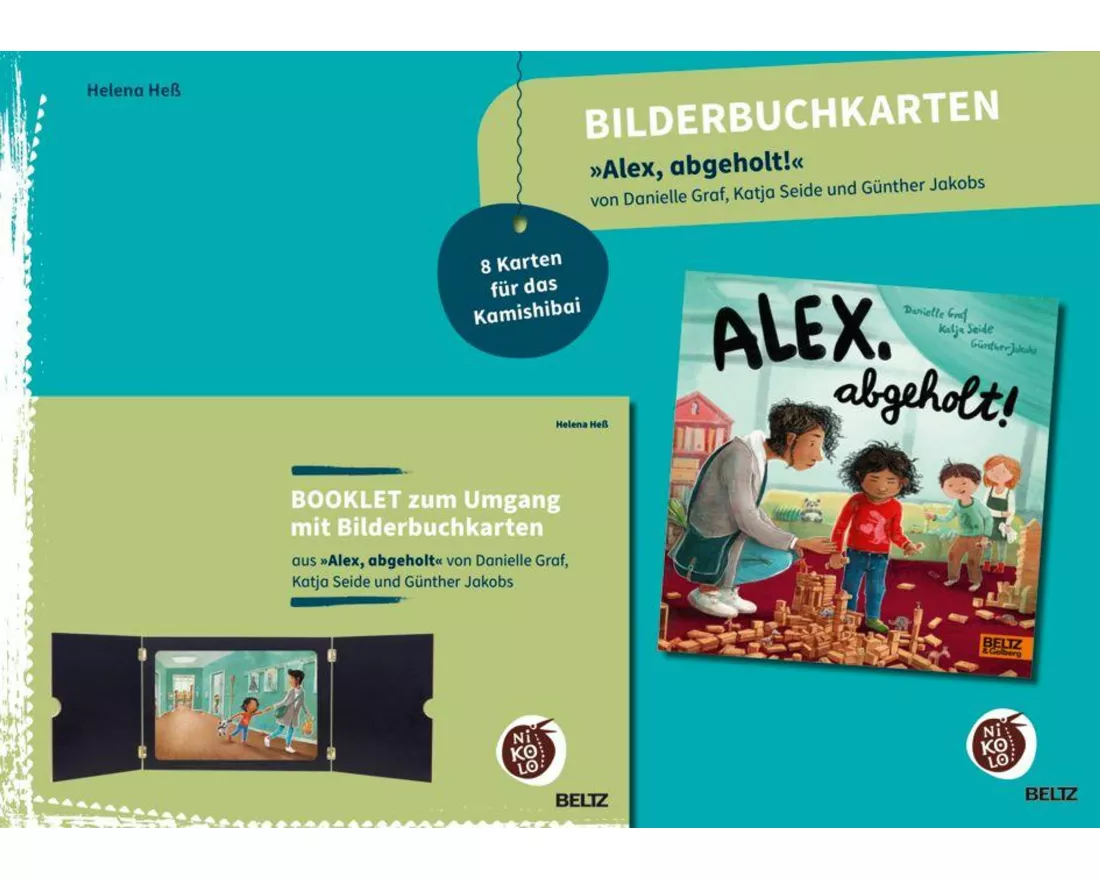 Bilderbuchkarten »Alex, abgeholt!« von Danielle Graf und Katja Seide