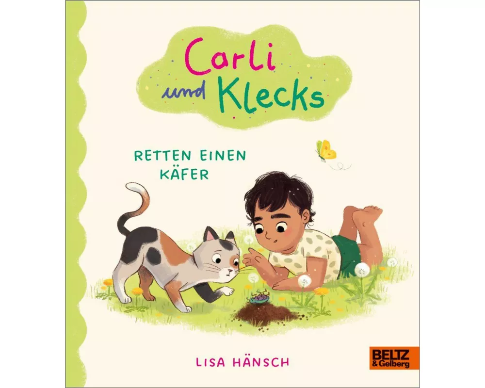Carli und Klecks retten einen Käfer