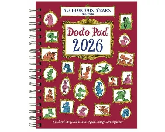 The Dodo Pad Original Desk Diary 2026 HARDCOVER- Week to View, Calendar Year Diary
