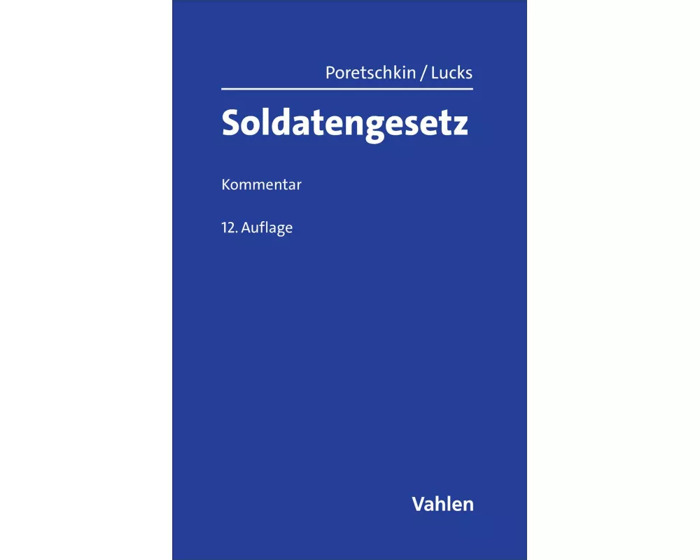 Soldatengesetz. SG