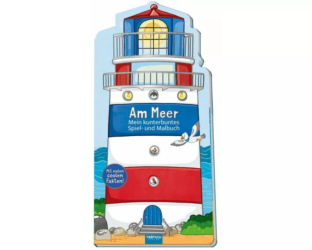 TRÖTSCH - Malbuch Mein kunterbuntes Spiel- und Malbuch Am Meer