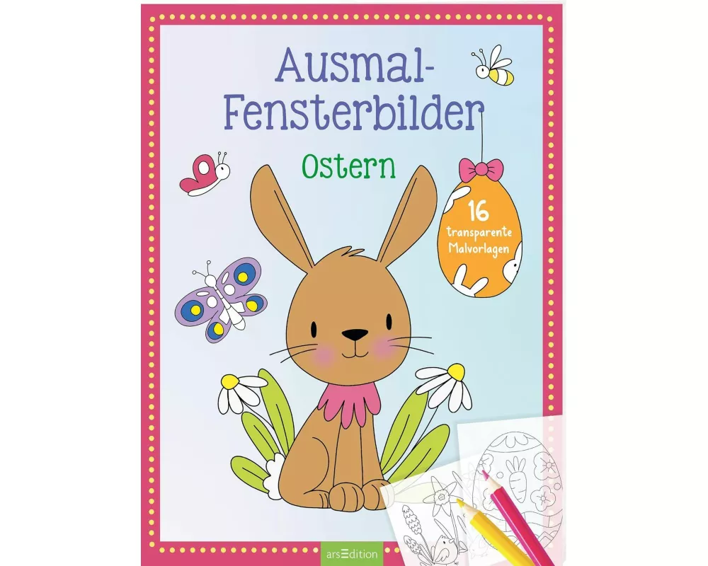 Ausmal-Fensterbilder Ostern