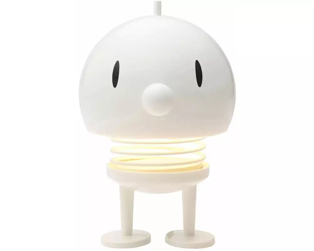 Hoptimist Tischleuchte Bumble Weiss, XL ABS/Stahl, 15 x 23 cm