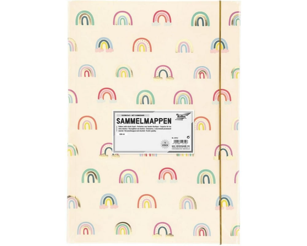 Folia Sammelmappe HOTFOIL RAINBOWS Karton DIN A3 Mehrfarbig