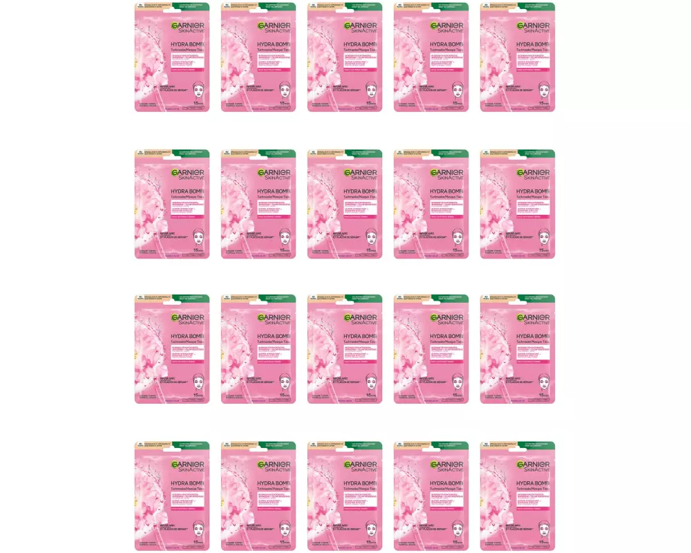 Garnier Gesichtsmaske SkinActive Hydra Bomb Sakura 20 Stück