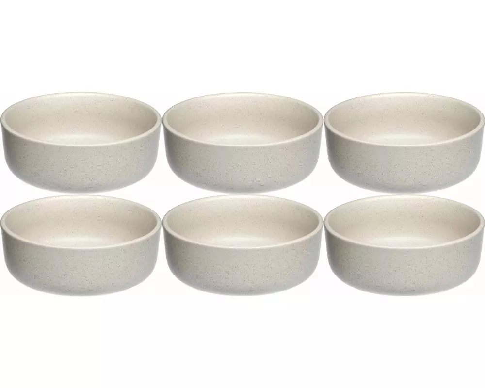 Leonardo Schale Roma 6 Stück, Weiss