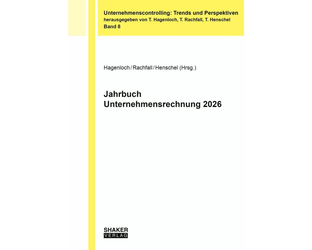 Jahrbuch Unternehmensrechnung 2026