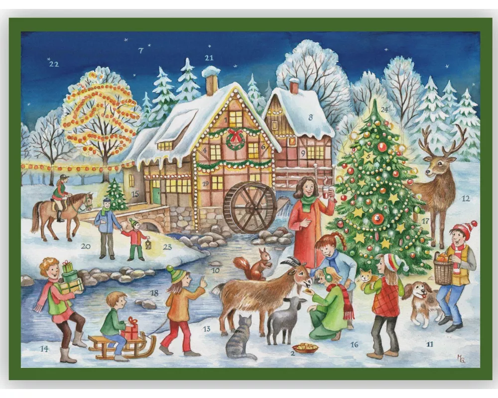 Adventskalender "Weihnachtliches Mühlhaus"