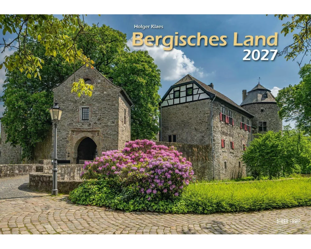 Bergisches Land 2027 Bildkalender A3 quer, spiralgebunden