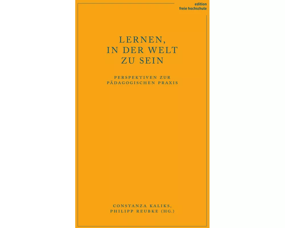 Lernen, in der Welt zu sein