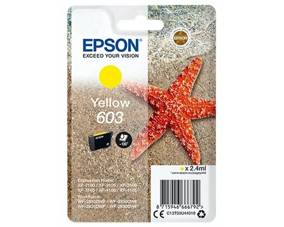Epson Tinte 603 / C13T03U44010 Yellow
