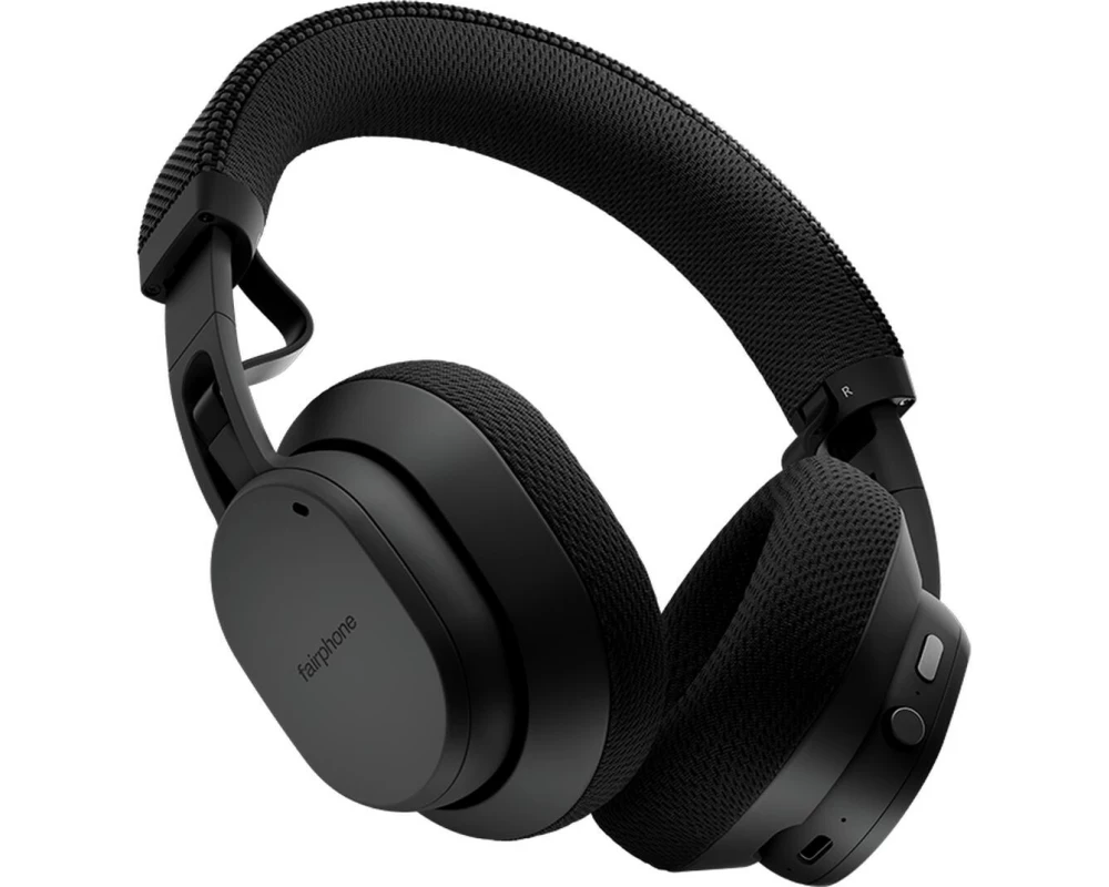 Fairphone Wireless Over-Ear-Kopfhörer Fairbuds XL Schwarz