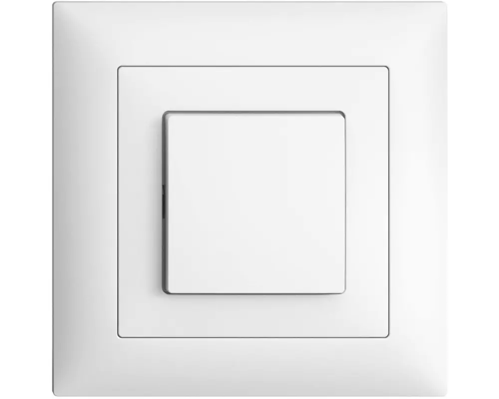 Feller EDIZIOdue UP-Taster beleuchtet blau