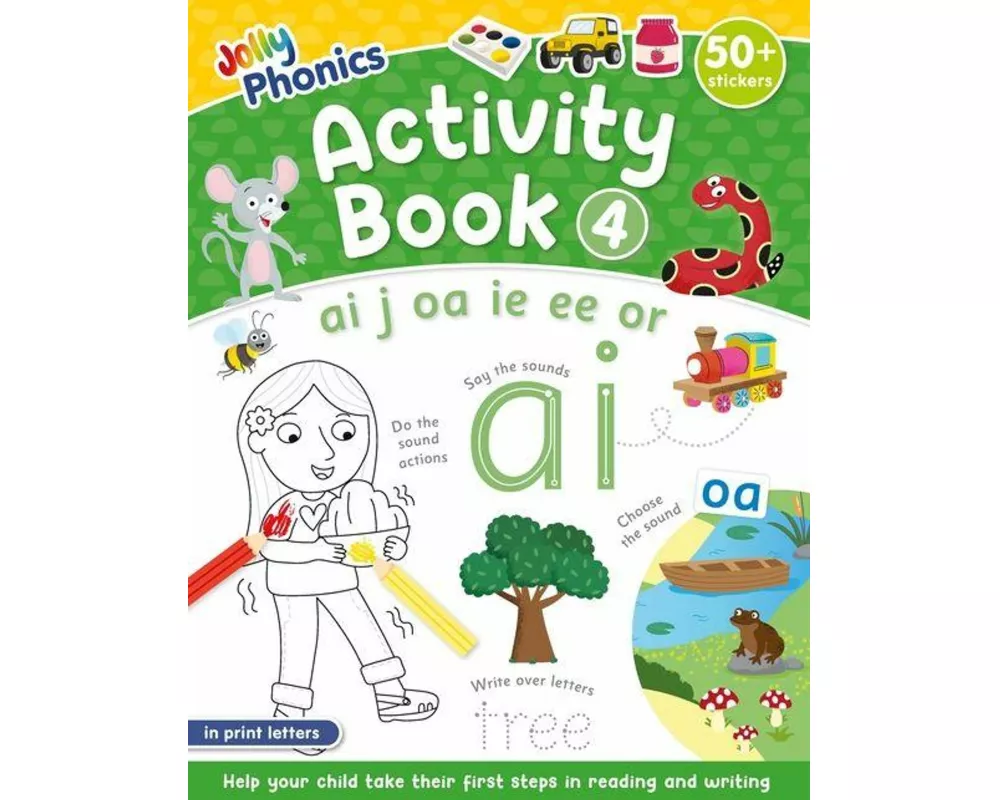 Jolly Phonics Activity Book 4