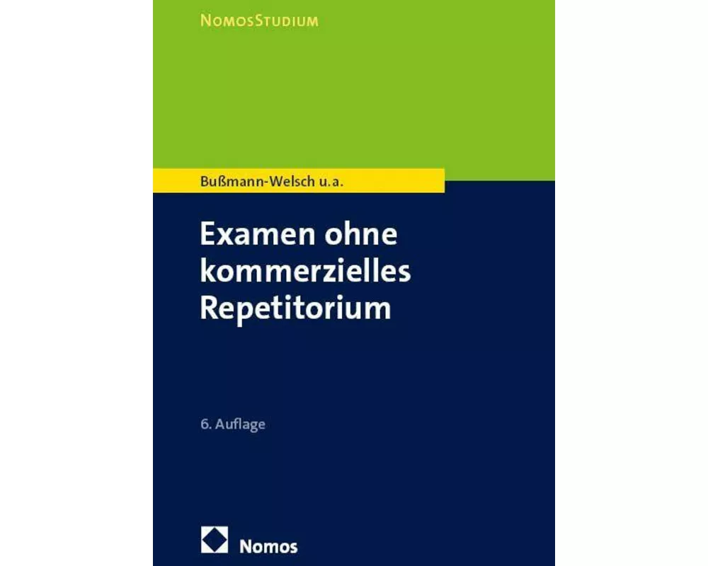 Examen ohne kommerzielles Repetitorium