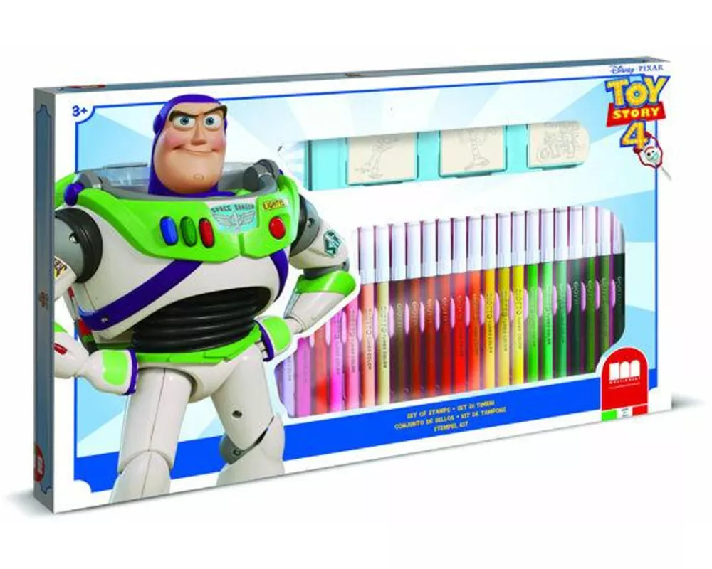 TOY STORY 4, 41-tlg., inkl. Malbuch & Stempel
