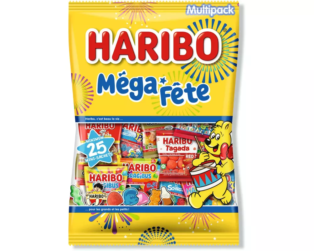 Haribo Gummibonbons Mega Fête 1 kg