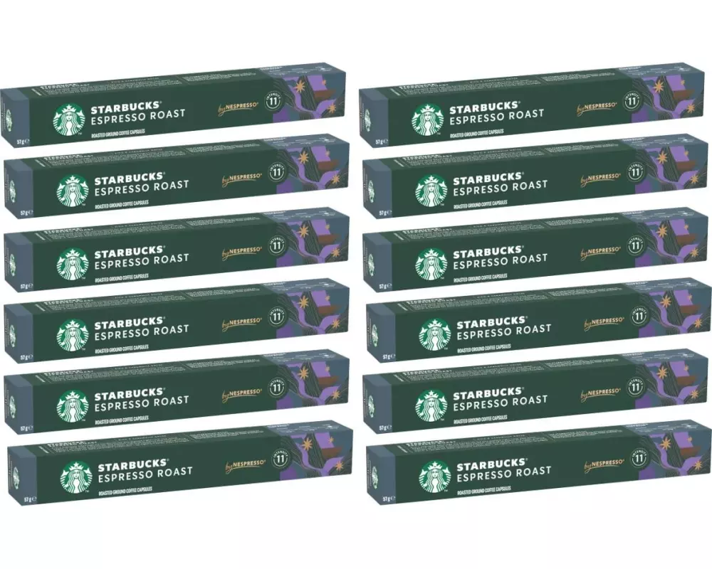 Starbucks Kaffeekapseln Espresso Roast 12 x 10 Stück