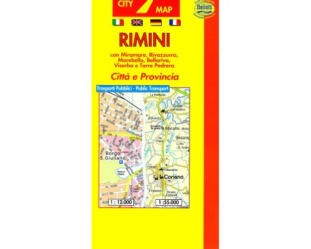 Rimini 1:10.000. Con guida turistica