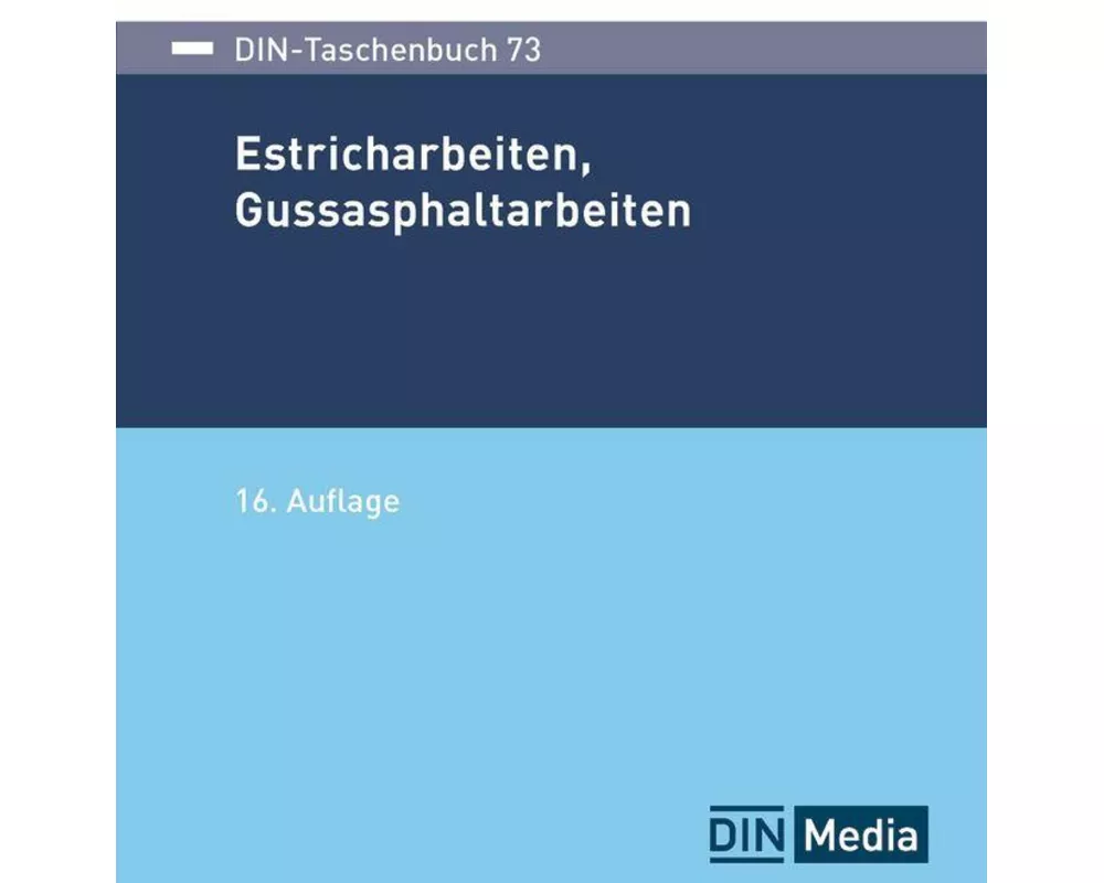 DIN-Taschenbuch 73
