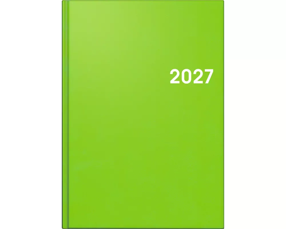 BRUNNEN 1079561537 Buchkalender Mod. 795 2027 A5, Kunststoff, hellgrün