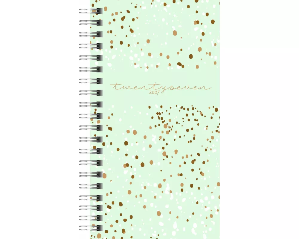 rido/idé 7014104017 Taschenkalender Mod. Timing 2 2027 "Confetti" A6, Kunststoff