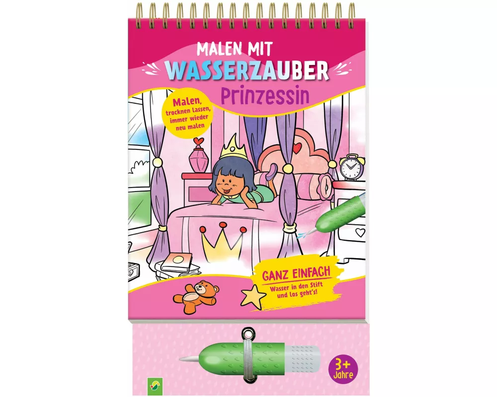 Malen mit Wasserzauber Prinzessin