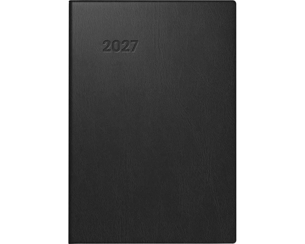BRUNNEN 1072311907 Taschenkalender Mod. 723 2027 A7, Kunststoff, schwarz