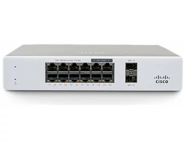 CISCO Meraki MS130-12X Cloud Mgd. 8GE + 4x 2.5GE, 240W, PoE Switch