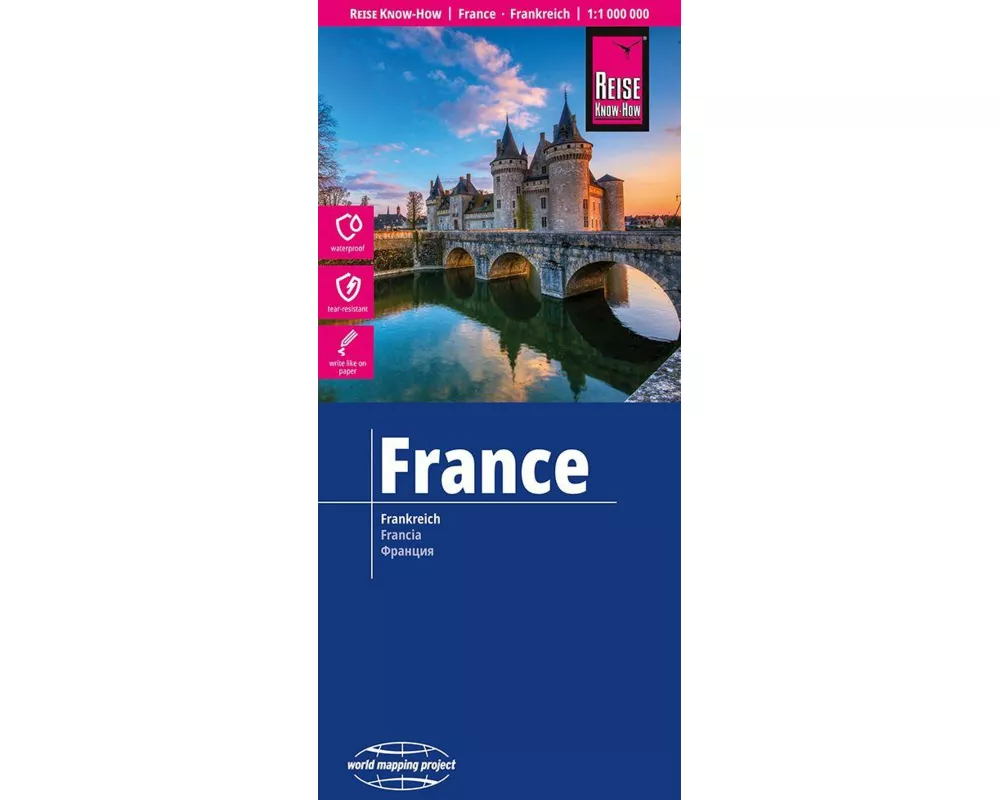 Reise Know-How Landkarte Frankreich | France (1:1.000.000)