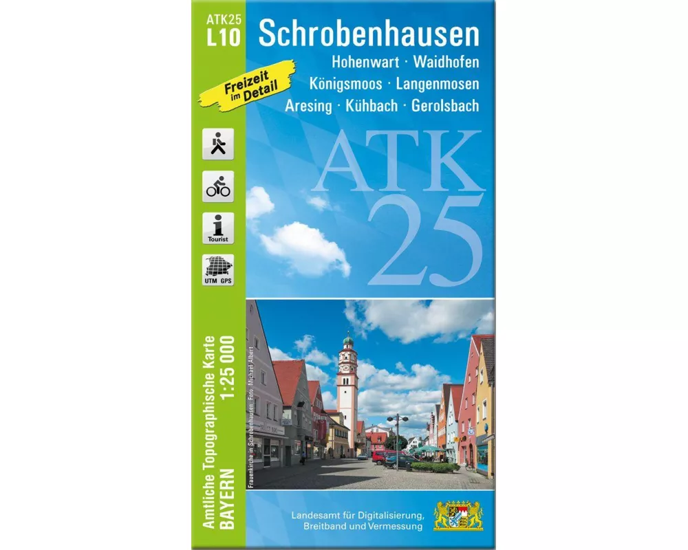ATK25-L10 Schrobenhausen (Amtliche Topographische Karte 1:25000)