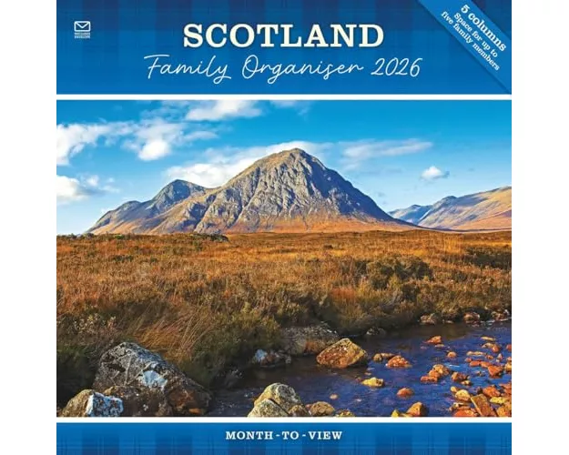 Scotland Family Organiser Planner Wall C