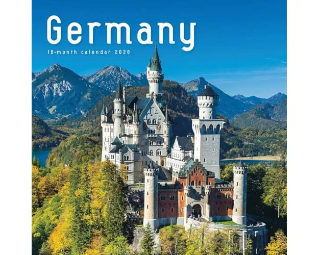 Germany Square Wall Sunday Start Calenda